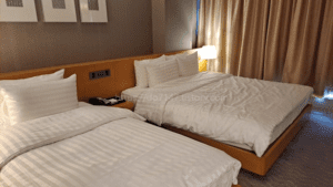 여수 소노캄 호텔 침대